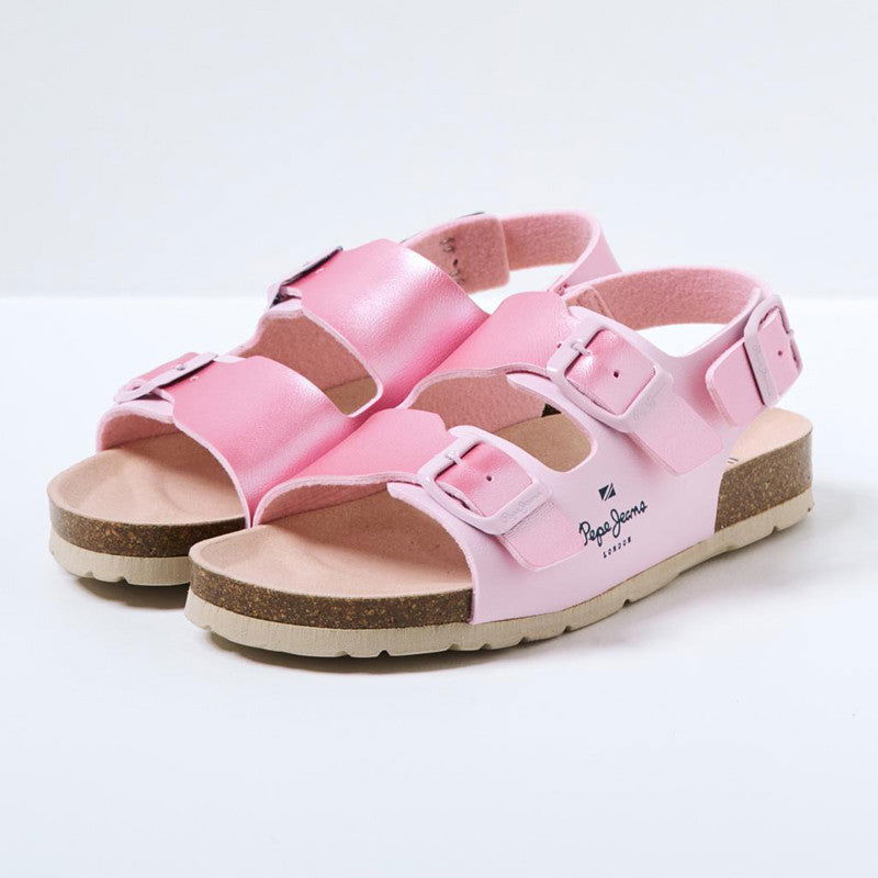 Pepe Jeans Sandały BIO CORP GIRL K junior girl PGS90186-325 różowy -  - #tag1# - #tag2# - #tag3# - #tag4#