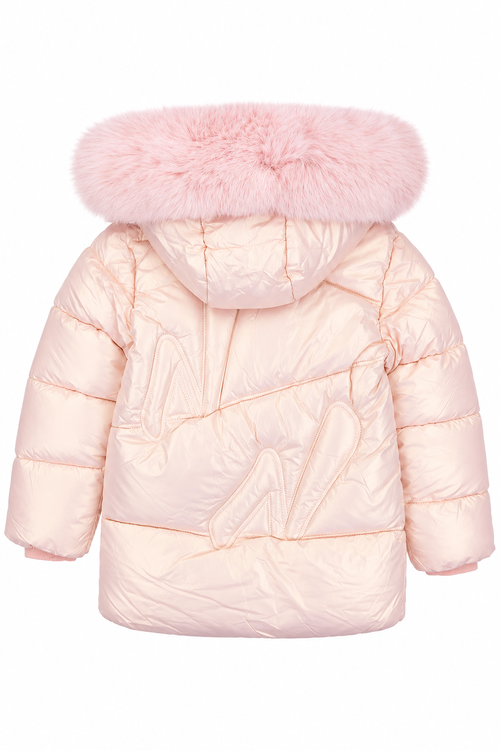 Winter jacket girl apricot KK2117-271023 GKMOD