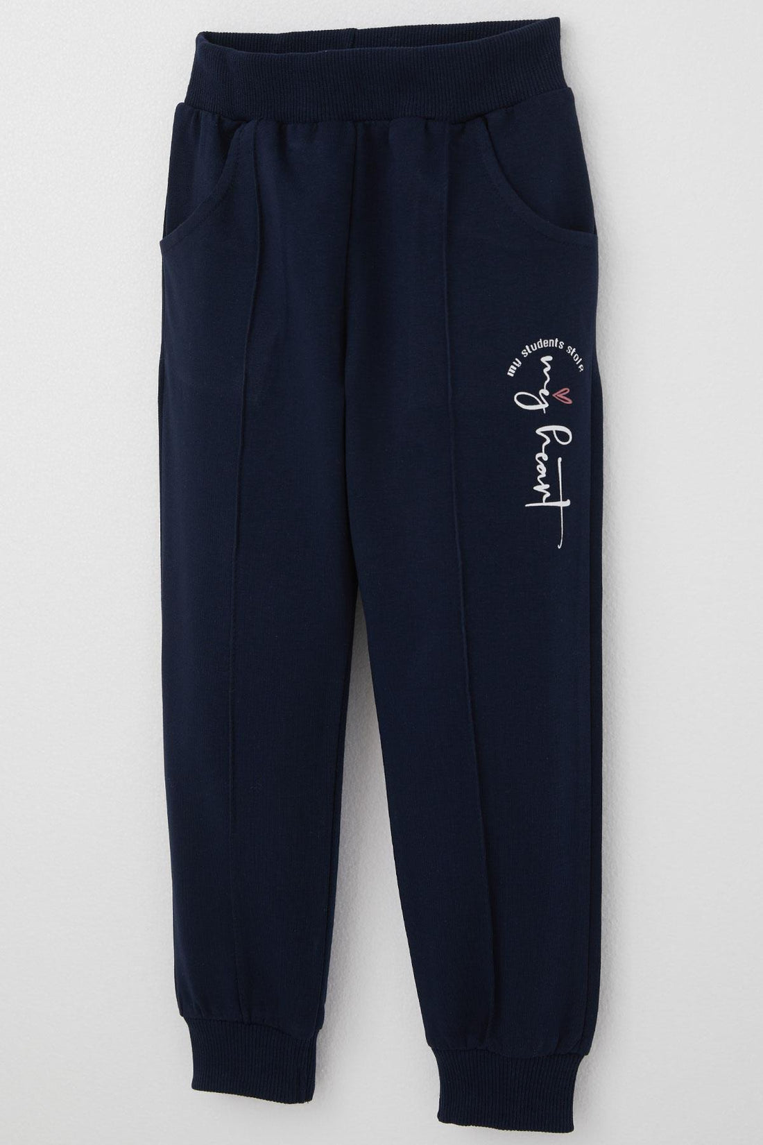 Girls' navy blue Breeze jogger sweatpants 21532-12925