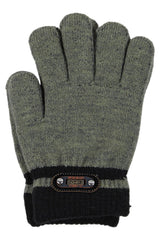 Boys' gloves olive Euro Gloves D-298-91025