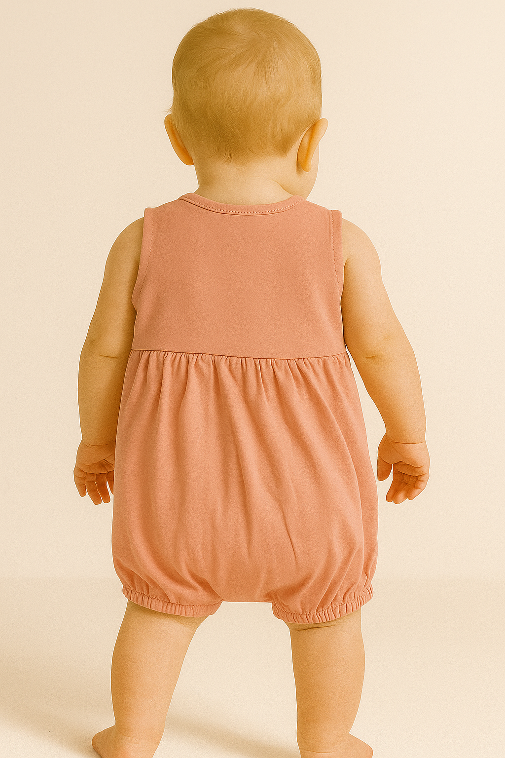 Girls' pink cotton rompers Hoppala H-4166-5625-40