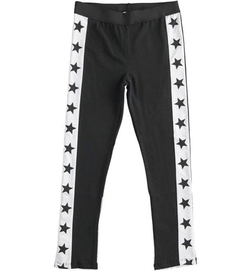 iDO 44517 Leginsy długie dla dziewczynki kolor czarny -  - #tag1# - #tag2# - #tag3# - #tag4#