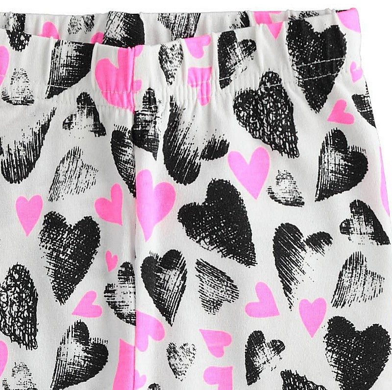 iDO 44763 Leginsy krótkie dla dziewczynki kolor czarny/róż -  - #tag1# - #tag2# - #tag3# - #tag4#