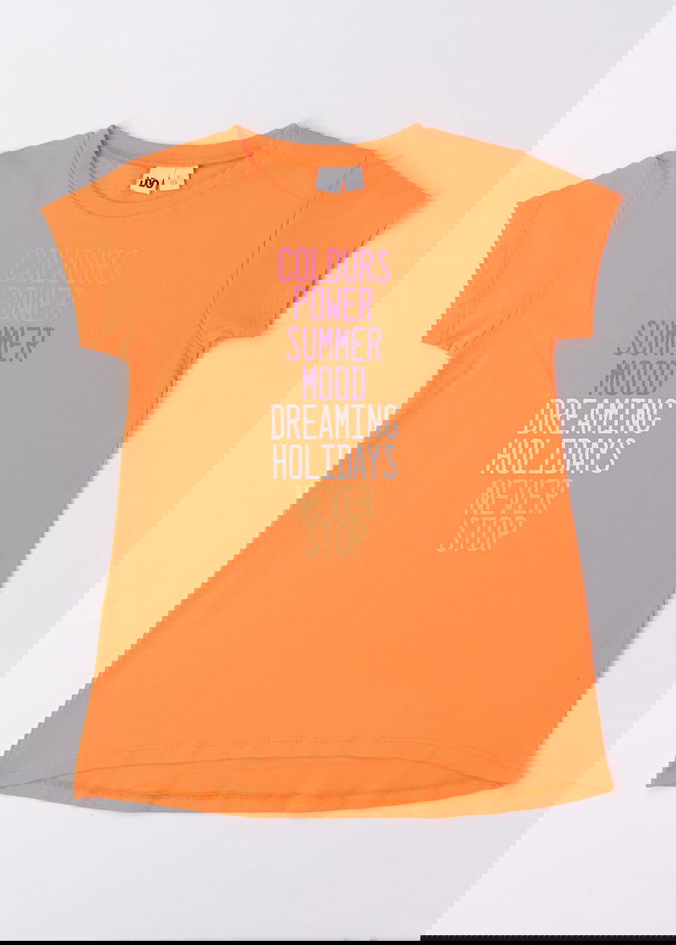 iDO 46869-1851 Koszulka krótki rękaw dziewczynka kolor pomarańcz -  - #tag1# - #tag2# - #tag3# - #tag4#