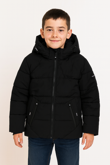 Boy's winter jacket black Happy House KK1116-91025