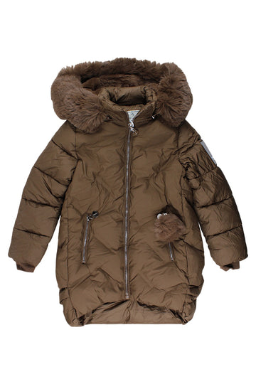 Happy House KK2316-27925 Chocolate Girls' Winter Jacket