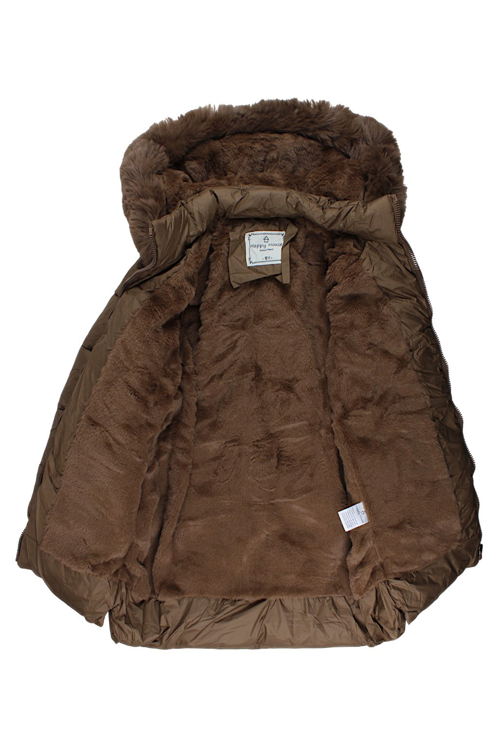 Happy House KK2316-27925 Chocolate Girls' Winter Jacket
