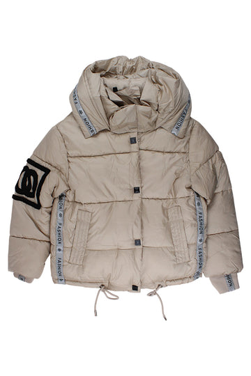 Beige girls' winter jacket Happy House KK2362-27925
