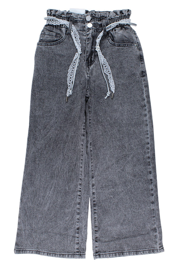 Gray Happy House jeans for girls, gray, LL-926-121025-42