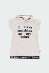 Dress for girls Boboli 424101-8095 color gray