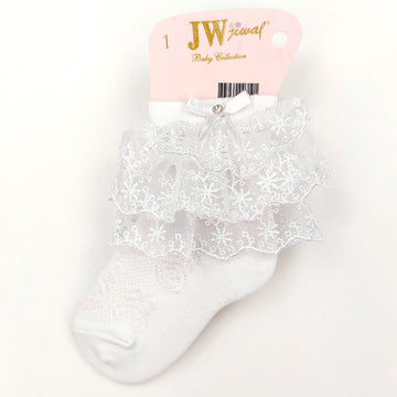 Lace socks scented girl white 7190-7524 GKMOD