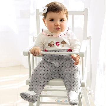 Mayoral 2755-65 Girls Pajamas Gray