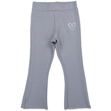 Flared trousers girl gray 41122-8724 GKMOD