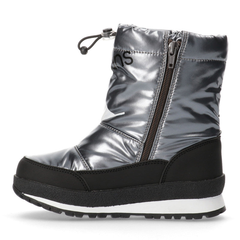 Calvin Klein Jeans Girls' Snow Boots V3A6-80310-1240918- Silver