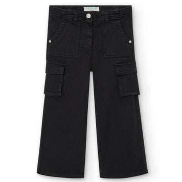 Boboli trousers 437105-890 color black