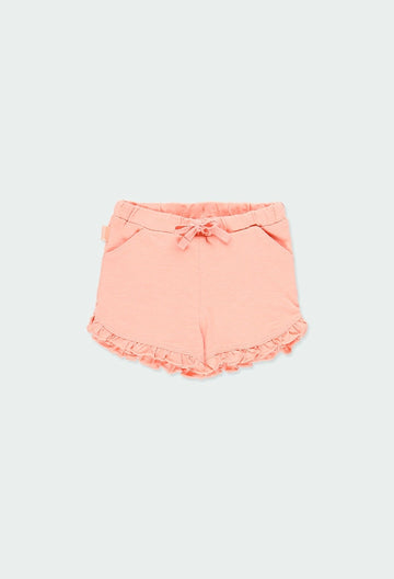 Baby Boboli 294049-3742 girls shorts salmon color